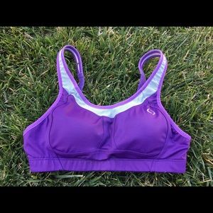 PRICE DROP Purple moving comfort cute sports bra